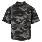 Рубашка с коротким рукавом Urban Classics Laser Camo Printed Boxy, серый - фото 4