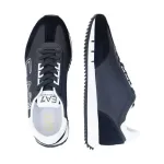 Кроссовки с добавлением кожи Ea7, черный - фото 3