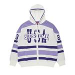 Свитер Supreme USA Zip Up Hooded 'White', белый - фото