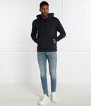 Толстовка мужская Boss Green однотонная с капюшоном, черный - фото 2