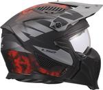 Газовый шлем LS2 of606 drifter, Gray/Red - фото 10