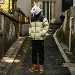 Пуховик унисекс Rabbit House, канареечно-молочный белый - фото 5