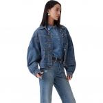 Короткое пальто Women's Medium Blue Levis, синий - фото 3