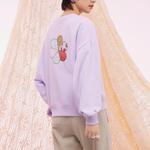 Свитшот женский сиреневый Converse - фото 3