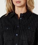 Шерстяная рубашка Regular fit Michael Kors, черный - фото 4