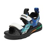 Детские сандалии для подростков BOBDOG, черный/синий - фото