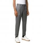 Брюки плиссе Brunello Cucinelli, серый - фото 4