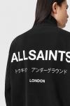 Хлопковая толстовка UNDERGROUND Allsaints, черный - фото 3