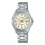 Часы CASIO Quartz Waterproof Silver Analog, серебряный - фото