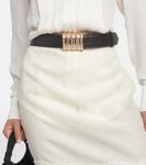 Кожаный ремень julius Khaite, черный - фото 2