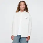 Детская повседневные рубашка GAP, белый - фото 7