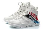 LINING CF Vintage Basketball Shoes Men High-top White - фото 3