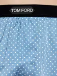 Шёлковые боксеры в горошек Tom Ford, синий - фото 3