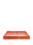 Поднос Eden с принтом Jonathan Adler, оранжевый - фото 3