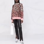 MSGM Свитер Loose Fit женский розовый - фото 4