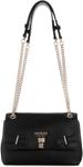 Сумка GUESS Yesba Convertible Crossbody, Black Floral Print - фото