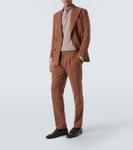 Хлопковый поло свитер Zegna, Light taupe - фото 2