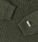 Свитер Гари в рубчик Donsje, Forest Green Melange - фото 3