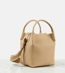 Сумка-шоппер Bale Small из кожи Loro Piana, Light Mastic - фото 4