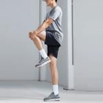 Спортивные шорты Fitness Series для мужчин, черные Lining, черный - фото 3