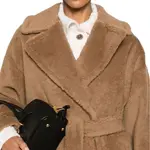 WEEKEND MaxMara Приталенное длинное пальто, Brown - фото 8