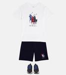Шорты с принтом Polo Ralph Lauren, синий - фото 2