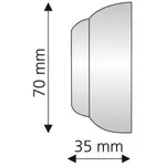 Настенные кронштейны Тюринген для карнизов Ø 28 мм Liedeco, Nussbaum - фото 3