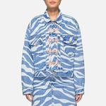 CLOT Левис Икс Женская Курка Второго Типа Тракер, Blue - фото 4