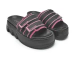 Тапочки с добавлением кожи Le Silla, черный - фото 2