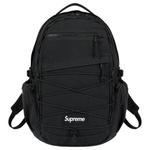 Supreme Хлопковый рюкзак унисекс черный, Black - фото