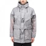 Куртка waffen reflective windbreaker 'grey' Stone Island, серый - фото 3