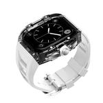 IBOANN Часы Strap Apple Compatibility Silicone Material, Pin buckle [transparent + orange strap] - фото 8