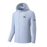 Mizuno Мужская одежда для защиты от солнца, Gray Green - фото 4