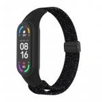 CHENSONG Часы Strap Xiaomi Compatibility Nylon Material, One-piece case/nylon braided [black] magnetic buckle strap - фото 5