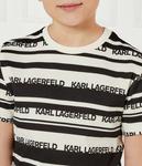 Футболки Regular fit Karl Lagerfeld Kids, экрю - фото 4