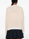 Кардиган с вышитым логотипом MSGM, нейтральный - фото 4