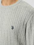 Свитер U.S. POLO ASSN. Mads, пятнистый серый - фото 4