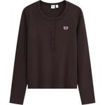 Футболка женская GAP, коричневый - фото