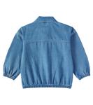 Джинсовая куртка с логотипом Tinycottons, Light Blue Denim - фото 3