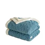 Пледы, пледы для дивана и флисовые одеяла Junai, синий - фото 8