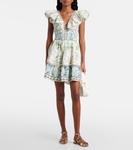 Хлопковое мини-платье с кристаллами Camilla, Jardim Party - фото 2