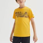Футболка FILA KIDS, манго желтый - фото 3