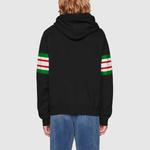 Толстовка GUCCI Interlocking G Print Hoodie 'Black', черный - фото 4