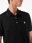 Рубашка поло с контрастной отделкой Billionaire, черный - фото 4