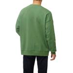 Толстовка PUMA Solid Color Logo Round Neck Pullover Long Sleeves Unisex Green, зеленый - фото 4