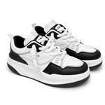 Кроссовки SLnU★3 Skateboarding Shoes Men Low-top Black/white, черный - фото 3
