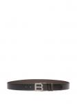 Bally ремень с логотипом, черный - фото