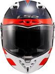 Шлемы LS2 Thunder Carbon, Red/White/Blue - фото 2