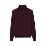 Свитер Saint Laurent Roll Neck Sweater, Bordeaux - фото 2