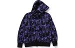 Толстовка с капюшоном BAPE Ape Head Graffiti Shark на молнии A Bathing Ape, черный - фото 2